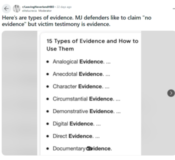 The Different Types of Evidence