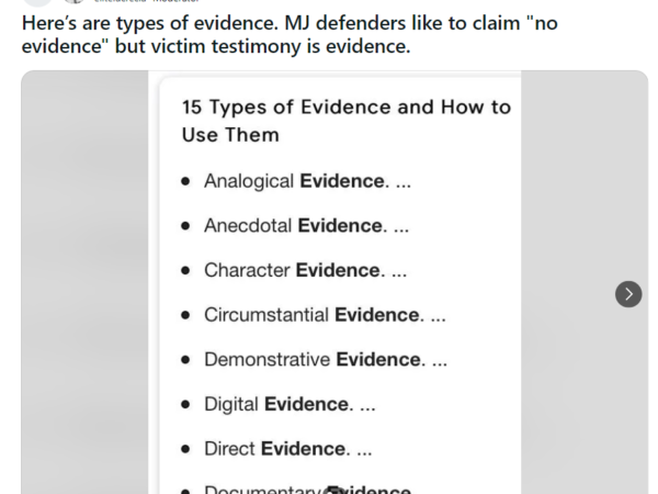 The Different Types of Evidence